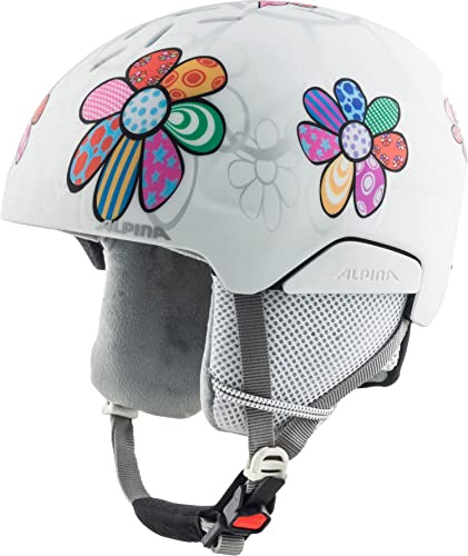 ALPINA PIZI - Sicherer, Bruchfester und Individuell Anpassbarer Skihelm Mit Abnehmbaren Ohrenpolstern Für Kinder