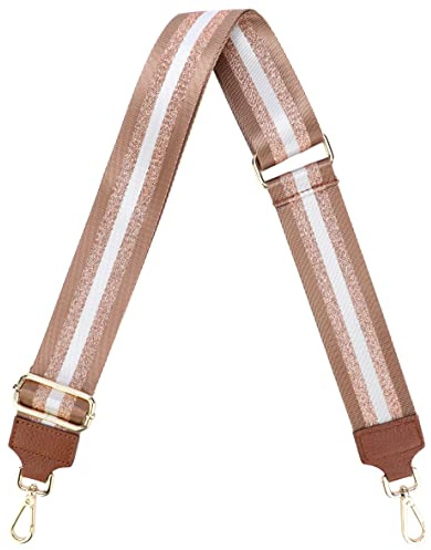 Ever Bloom Verstellbarer 5CM Schultergurt, Mehrfarbiger Breiter Taschengurt Schulterriemen für Damen und Herren, Mädchen DIY Zubehör für Tasche