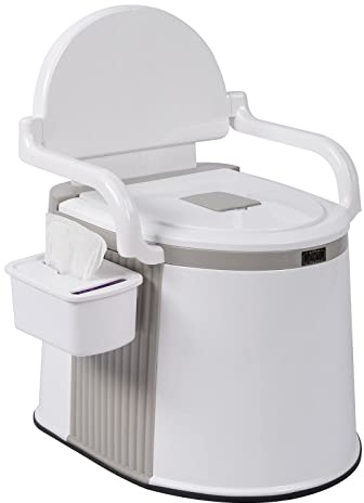 FRITHJILL Removable Portable Toilet, Lightweight Outdoor Indoor Toilet for Camping, Hiking, RV, and Boating