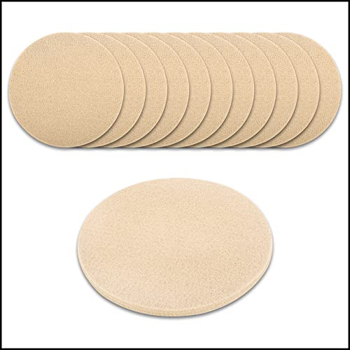 Sir Finley Monkey Filzuntersetzer rund 10 cm (12 Stück) - Glasuntersetzer beige - Tischuntersetzer zum Schutz vor Flecken und Kratzern - pflegeleichtes Glas untersetzer-Set