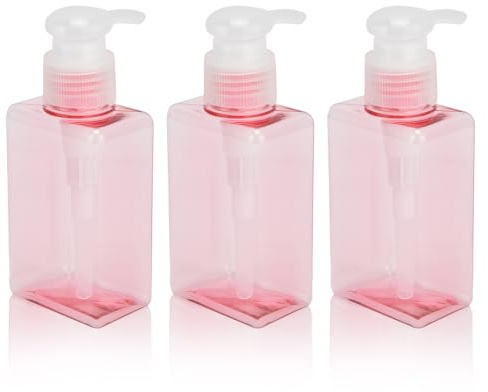 Hapivida 3 Stück Seife Lotion Dispenser 100ml Tragbarer Leerer Reiseseife Flüssiger Shampoo Lotion Dispenser Nachfüllbarer Seifenspender für Badezimmer Küche