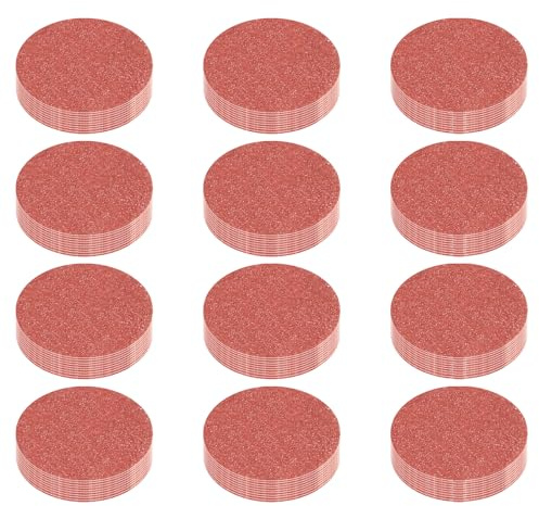 SenmaiTools 120 Stück Schleifpapier 50mm Klett Schleifscheiben Körnung 1000 | Rund Schleifpapier Klett 2 Zoll Schleifpads Geeignet für Elektrowerkzeuge Holzmöbellackierung Automobil