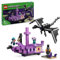 LEGO Minecraft The Ender Dragon and End Ship, Toy for 8 Plus Year Old boys & Girls, Features an Enderman Figure, Video-Game Building Set for Independent Play, Gamer Gifts for Kids 21264