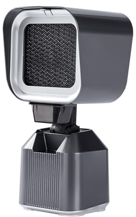 OFIDUS Portable Range Hood, Mini Desktop Range Hood with 3 Layer Filter, Detachable Filter, Low Noise, 2 Speed Exhaust Fan Portable Kitchen Exhaust Fan for Camping Indoor BBQ Hot Pot (Grey)