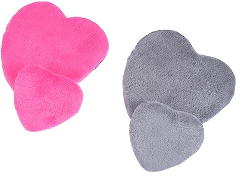 MERRYHAPY 4stücke Baumwoll-make-up-puff Lose Puderquaste Kosmetikquasten Kosmetikkissen Gesichtspuderquaste Herz Form Pulver Puff Make-up-tool