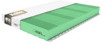 Matratze 80x160cm Höhe 15 cm Härtegrad 2 (H2) 7 Komfortzonen aus elastischem Polyurethanschaum mit Komfortschaum und Dreilagige Membranhülle, Antiallergisch, Öko-Tex Zertifiziert Qualitätsstandard