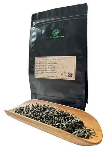 thé vert chinois Chaoqing, feuilles de thé séchés originales naturelles 100g