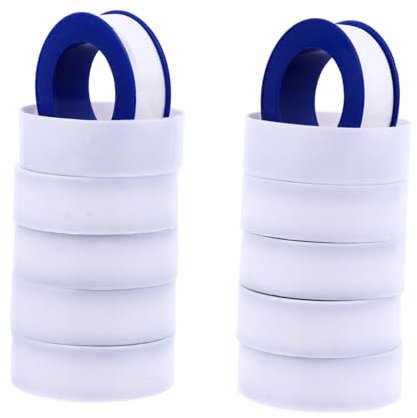 DIYEAH 30 Pcs Ptfe Thread Seal Tape Acid Resistant Moisture Resistant Plumbing Sealant Tapes for Pipe Joints Leak Repair