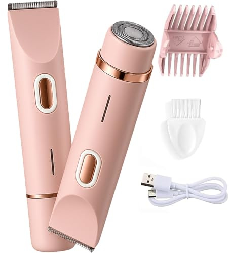 2025 Rasoir Femme, Tondeuse 2 En 1 Femme 2.0 Electrique, Rasoir Rechargeable Pour Utilisation Humide Et SèChe