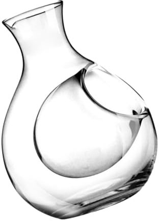 ULTECHNOVO Decanter per Vino Ghiacciato in Vetro 250ml Dispenser Trasparente per Bar e Casa, Accessorio per Amanti del Vino