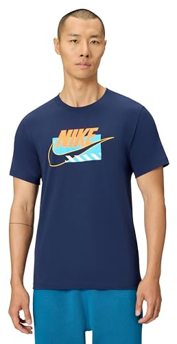 Nike Men's Sportwear T-Shirt Futura, Midnight Navy, Medium
