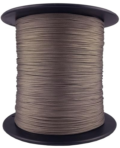 Schnur für Plissee 22m – Spannschnur 0,8 mm – Universell für Plissees, Rollos & Jalousien – Ersatzschnur & Zubehör für Plisseesysteme, (Braun)