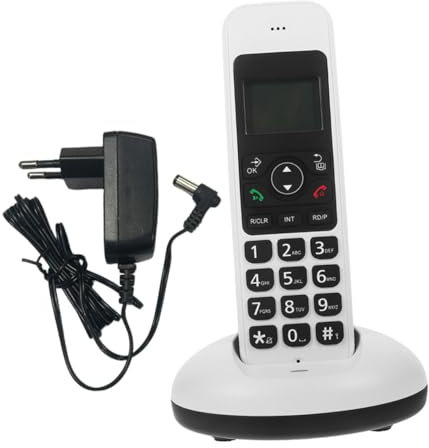 DIYEAH 1 Lot de Téléphones À Gros Boutons Téléphones sans Fil pour La Maison sans Fil pour Bureau Filaires pour La Maison sans