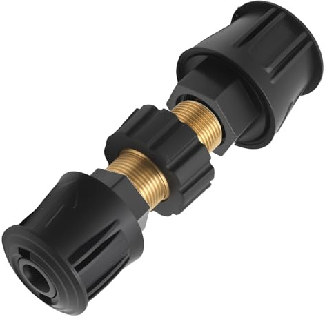Ollanoos 1 styck dubbelsidig M22 AG 14 mm adapter, ersättning för Kärcher K-serien K2, K3, K4, K5, K6, K7, högtryckstvätt och sprutpistoler