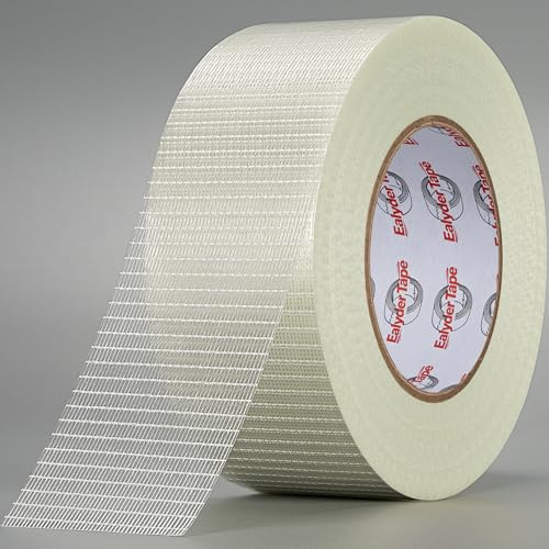 1 Rollo Cinta de Fibra de Vidrio Bidireccional 50mm x 50m Alta Resistencia