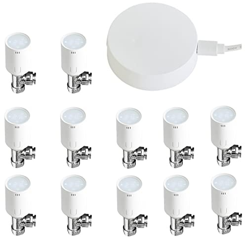 Milano Connect Smart Heating Thermostat WiFi Gateway Hub Thermostatic Radiator Valves - 12 Valves