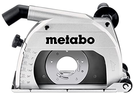 metabo Trenn-Absaugschutzhaube für Winkelschleifer (mit Ø 230 mm für staubarme Trockenschnitte, bis 60 mm in mineralischen Materialien) 626752000