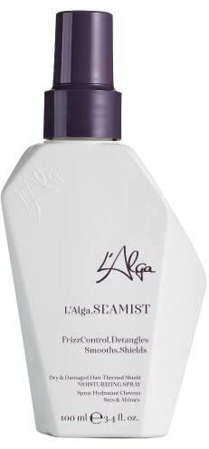 L'Alga Seamist Conditionneur capillaire 100 ml – Sans rinçage – Complexe bio-Restoratif – Hydratant, Shining, Contrôle des dommages – Cheveux secs – Sans parfum – 100 ml