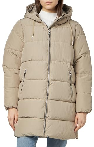 ONLY Carmakoma Carnewdolly Long Puffer Coat Otw Noos Abrigo Acolchado, marrón, M para Mujer