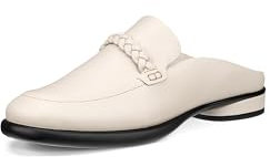 ECCO Women's Sculpted Luxury Braided Mule, Limestone, 5-5.5
