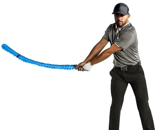 THE GOLFER STORE Golf Swing Training Aid,Golf Rope Swing Trainer, Golf Multi-Purpose Training Rope Suitable for Physical Training, Warm-Up Exercises, Strength and Rhythm Control