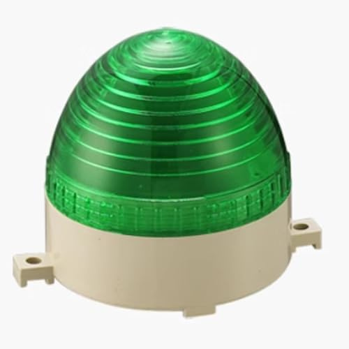 MACHSWON Petit voyant d'avertissement TB-60 silencieux universel stroboscopique vert LED d'urgence clignotant lampe d'avertissement usines machines de transport industrie lampe d'alarme AC220V