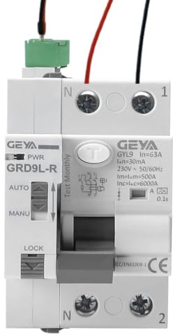 Différentiel auto réarmable surimmunisé 2P 63A 30mA Type A - inc. Câbles