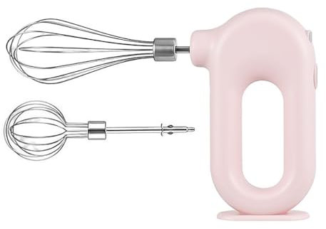 QUXVUIS Frullino per le uova Sbattitore elettrico Gadget da cucina Accessori per la casa Utensili da cucina Agitatore per uova portatile regolabile, Rosa