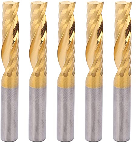 Alta Velocidad espiral router bits fresado conjunto profesional CNC molino aluminio latón cobre metales