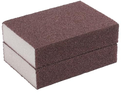 CALLARON 2piezas Esponja De Limpieza para Cocina y Vajilla Desincrustante con Nanoalúmina y Corindón Resistente Rayar para Hogar Restaurante y Hotel