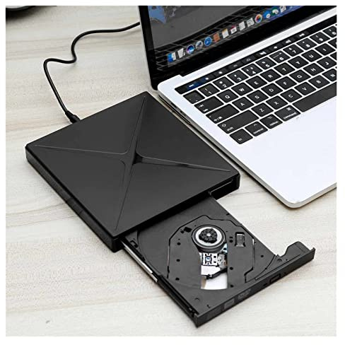 BGAZA USB 3.0 & Taper C DVD Conduire, CD Enregistreur de Lecture à Lecture à Grande Vitesse sans Lecteur de brûleur, Externe DVD-RW Lecteur d'écrivain de Joueur