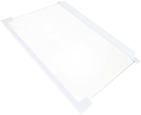 sparefixd Estante de cristal para frigorífico y congelador y bordes de plástico para CREDA