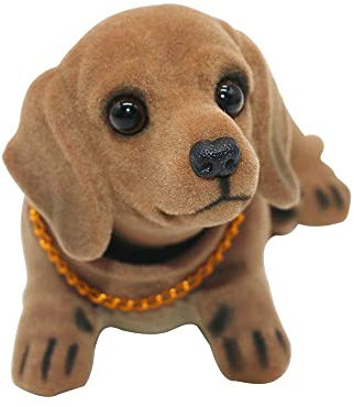 MonLiya Nette Nicken Schütteln Kopf Hund Verzierungen Wackelhund Auto-Innendekoration Ornament Statuen und Skulpturen Schüttelt den Kopf Hundedekoration Deko Figur