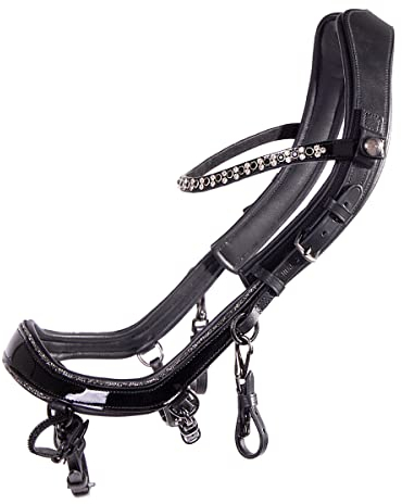 Presteq Trense FaySport Glitter PresTec Schwarz - Full/WB - Schwarz