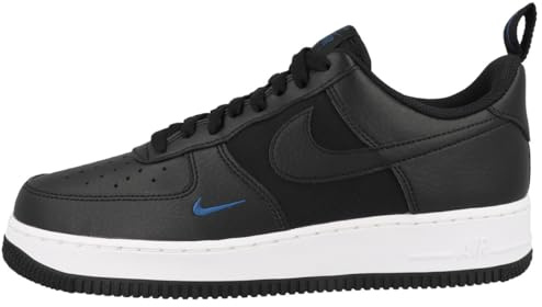 Nike FZ4625-001 Nike Air Force 1 '07 Hombre Black/Black-Court Blue-White EU 42.5