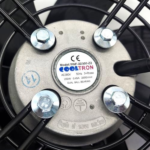 REAMTONY micro light external rotor fan motor 380V YWF-2D300-Z2 300x300mm cooling fan
