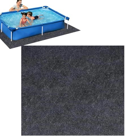 Tappetino per piscina fuori terra, tappetino da piscina per piscina fuori terra, imbottitura sotto piscina per piscina fuori terra - pavimento per piscina per piscina fuori terra - supporto per