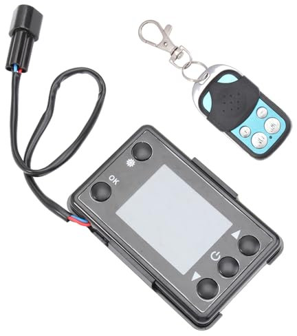 MAGICLULU Heizungsregler Für Autos Mit Lcd-controller Und Tasten Für Autoheizungen Und Standheizungen Kraftstoffart Strom Und Temperatur Inklusive Zeitschaltuhr