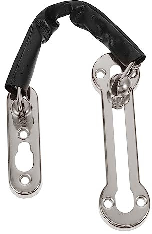 HOMSFOU Cerrojo De Puerta Antirrobo De Acero Inoxidable Cadena De Seguridad Resistente Para Puerta Hebilla Para Uso Interior