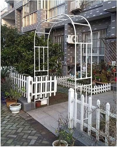 Arches de jardin d'extérieur pour plantes grimpantes et fleurs Arches de jardin en métal pour vignes et roses Décoration de paysage robuste (taille : 290 x 230 cm)