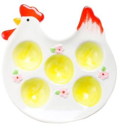 EHJRE Soporte para Hueveras para Uso en La Cocina Y Exhibición Decorativa, C, Individual