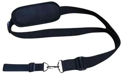 Katzenleine Kitten Verstellbarer Schultergurt für Rasenmäher,Gurt,Garten-Unkrautvernichter,Zubehör,Trimmen,Laubbläser,Fester Gurt (Black,118x3 8cm)
