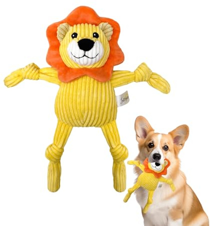 Quietschspielzeug für Hunde - Plüsch Weiches Kauspielzeug | Tierform Pet Sound Spielzeug | Fürr kleine Hundes Welpen Haustiere, Interaktives Beißspielzeug, Gebissreinigung, Kuscheliger Spielspaß