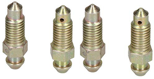 7x1mm Stahl Bremssattel Entlüftungsnippel Schraube Entlüftungsschraube 4 pc