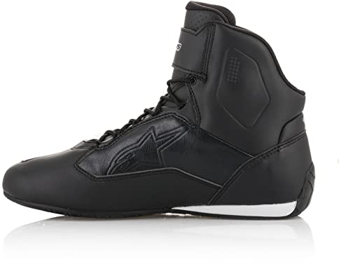Alpinestars Unisex Motorradsc Schuhe, Schwarz Silber, 40 EU