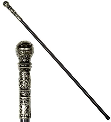 Widmann 07600 - Bastone da passeggio smontabile, da uomo, 108 cm, colore: Nero