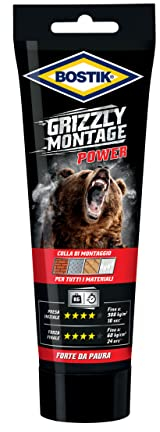 UHU 8710439278513 Bostik Grizzly Montage Power, weiß, 250 gr_Schlauch