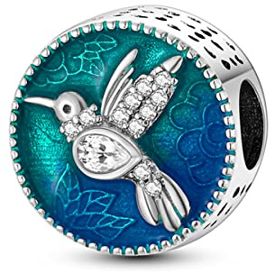Parmuz Charms für Armbänder 925 Sterling Silber Sommerreise Ozean Glücksbringer Perlen Anhänger Schmuck Geschenk für Frau Mutter