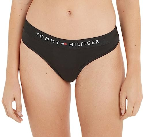 Tommy Hilfiger Perizoma Donna Tanga, Nero (Black), S