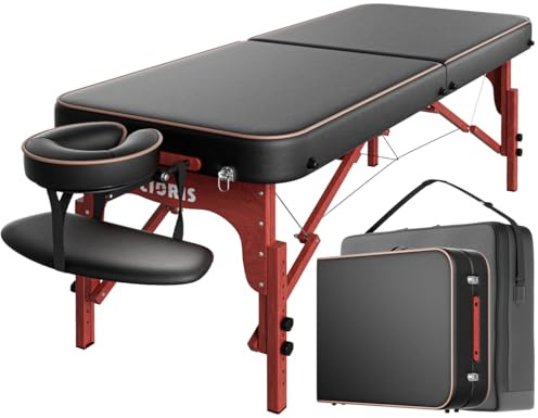 CLORIS 84 Professional Massage Table 2 Section Portable Hold Up to 1100LBS